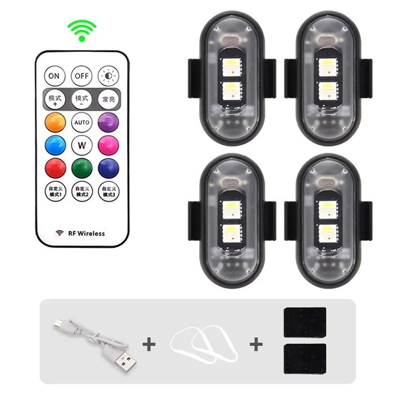 Drone Strobe Light - Kablosuz Uzaktan Kumandalı LED Stroboskop Işık,