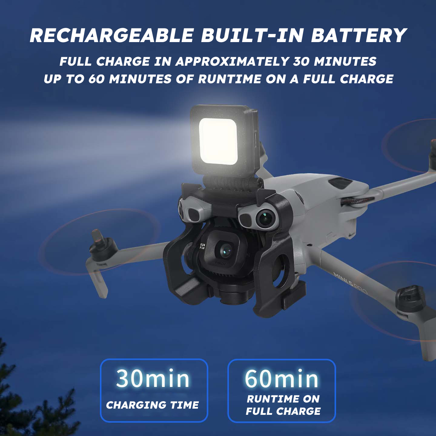 DJI Mini 5Pro/Mavic 3Pro/Air 3 - Drone Strobe Light incelemesi ve fiyatı