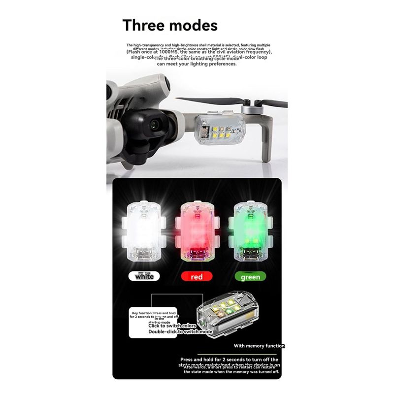 ABZZ – DJI Drone için LED Gece - Drone Strobe Light incelemesi ve fiyatı